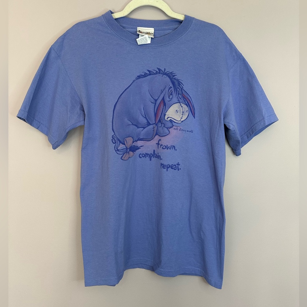 Vintage Walt Disney World Purple Eeyore T-Shirt Women Medium